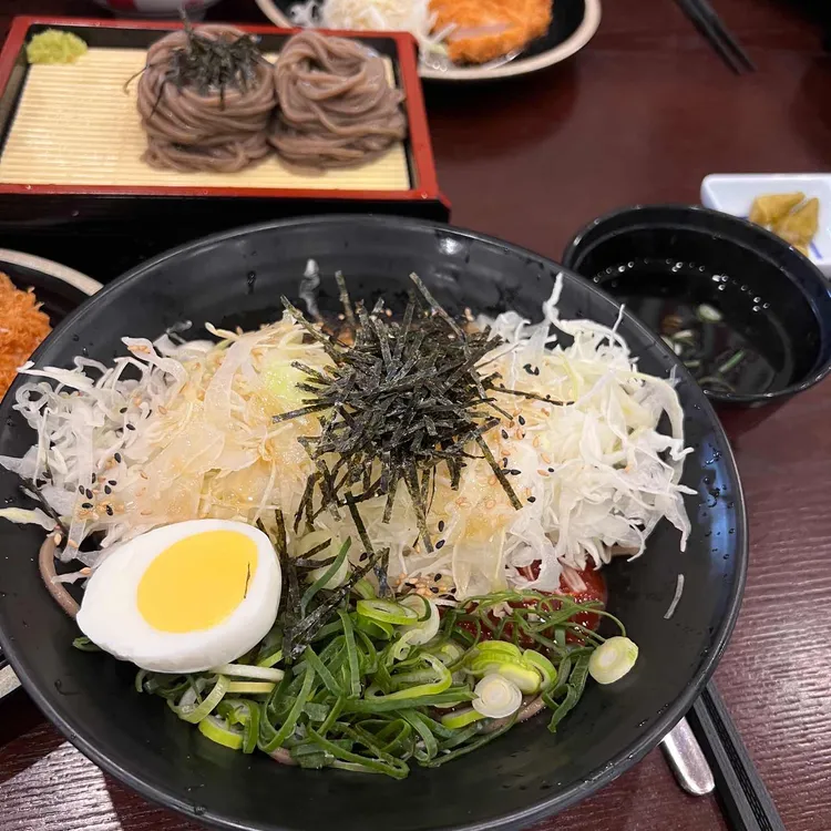메밀 냉소바+카츠볼