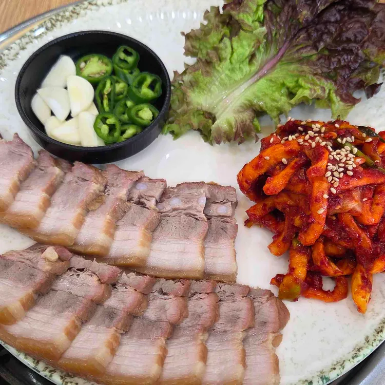 죽림홍두깨바지락칼국수보쌈 사진