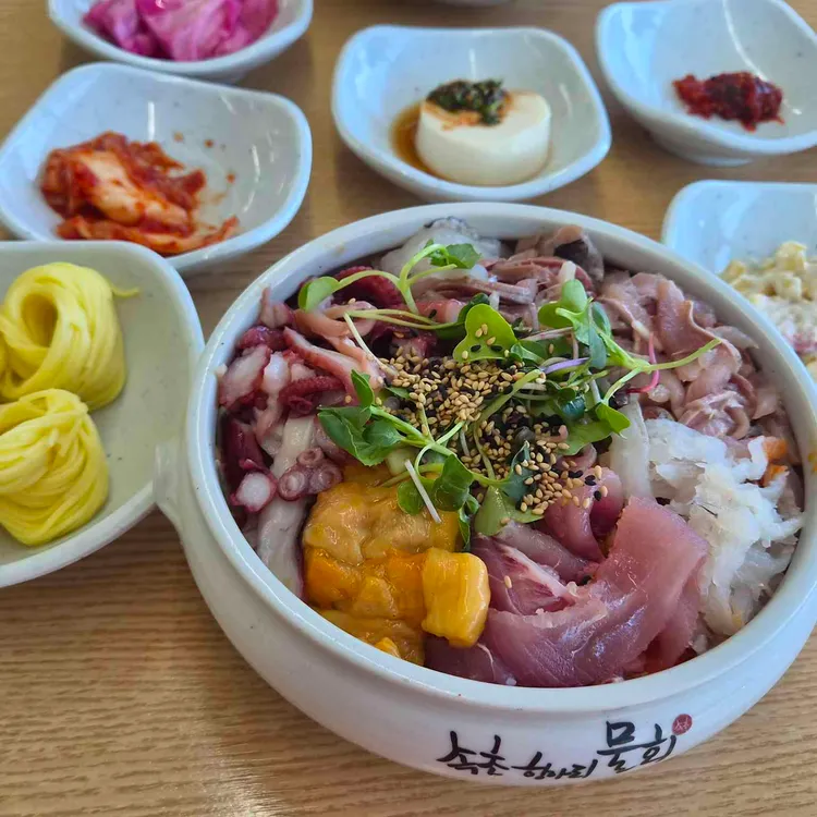 속초 항아리물회 사진