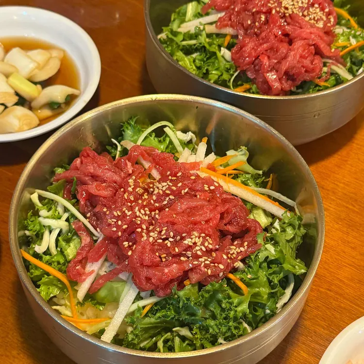 진주육회 사진