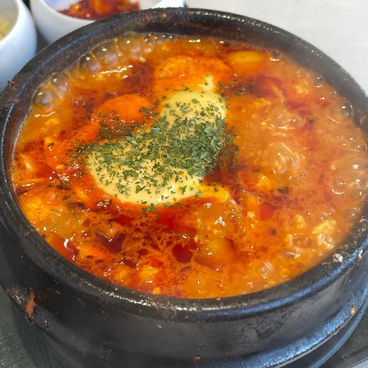 천마 맷돌순두부 사진