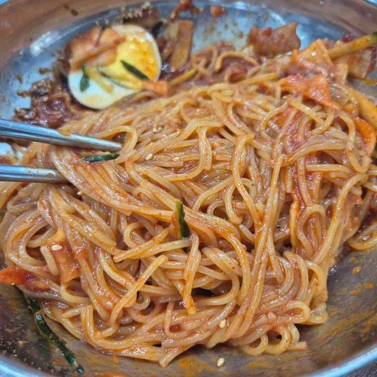왕밀면냉면 사진