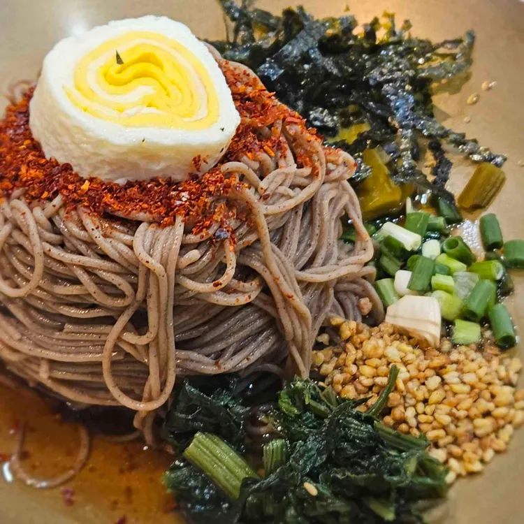 감태 들기름 비빔국수